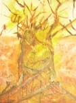 Titolo:Madre
   cm:50x70
   Tecnica:olio su fondo polimaterico

